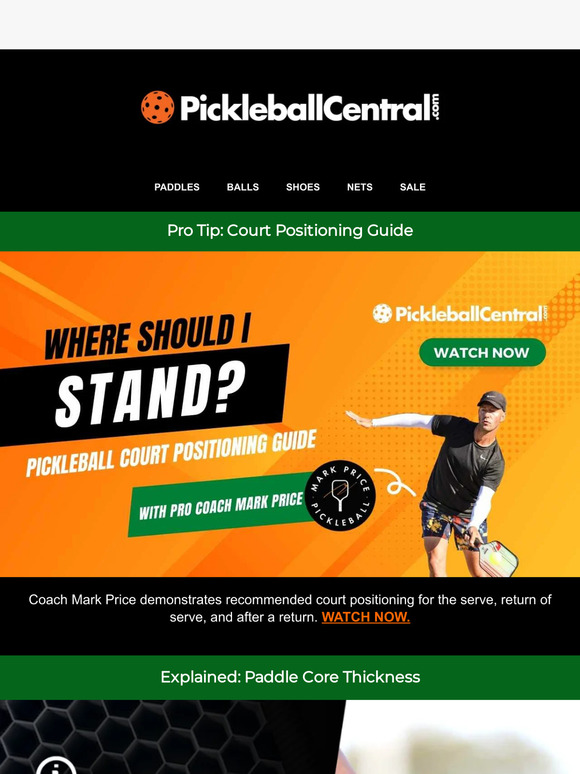 Pickleball Central: Pro Tip: Improve your court positioning | Milled