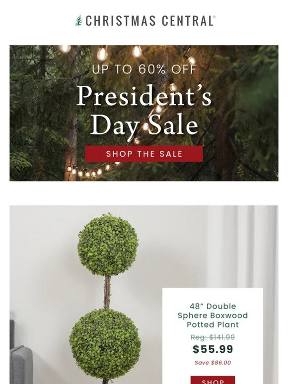 Presidents Day Savings on Thousands of Favorites