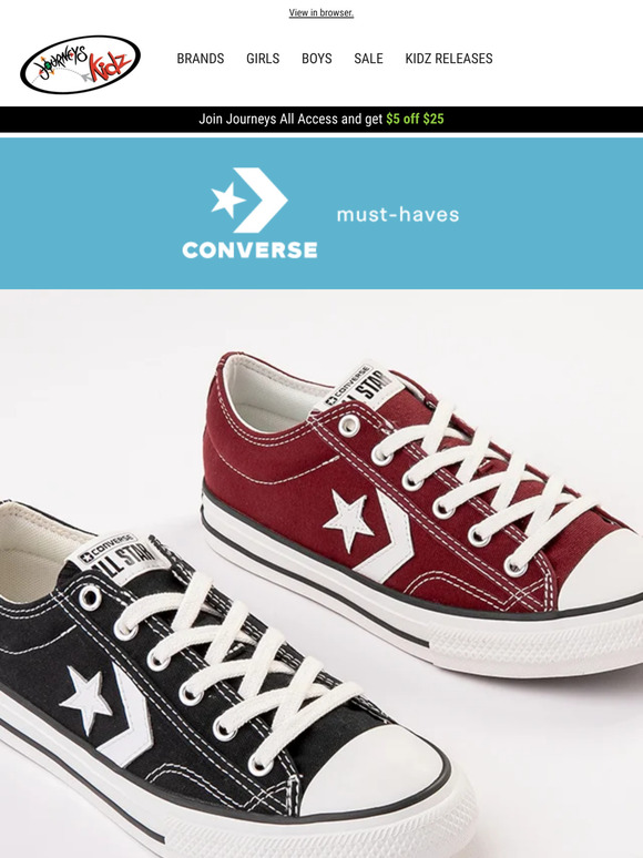 Journeys Converse MustHaves 👟⭐ Milled