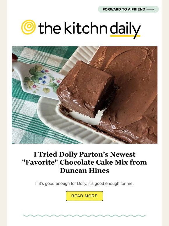 I Tried Dolly Parton’s Newest “Favorite” Chocolate Cake Mix, This New $2 Trader Joe’s Grocery Is Flying Off Shelves & More from The Kitchn