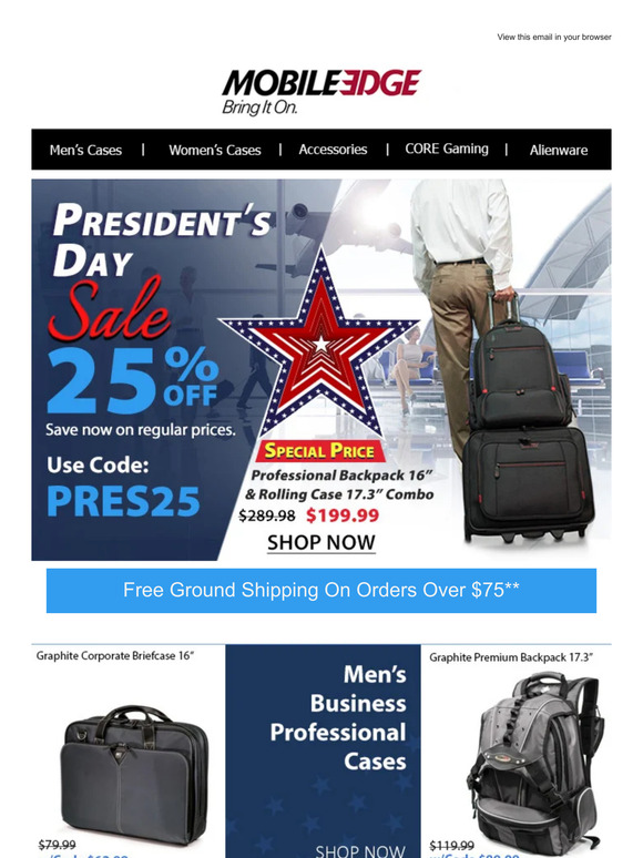 President's Day Sale - Special Prices on Selected Items