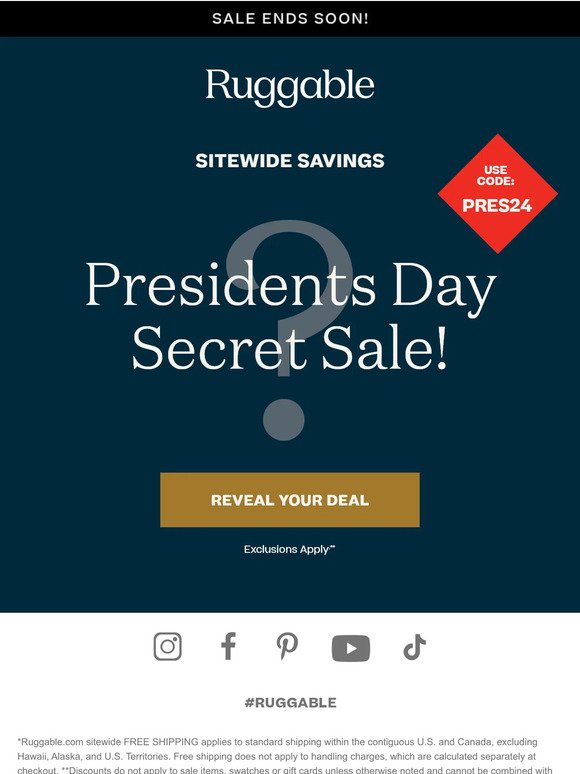 Shh…We’re Having a Secret Sale!