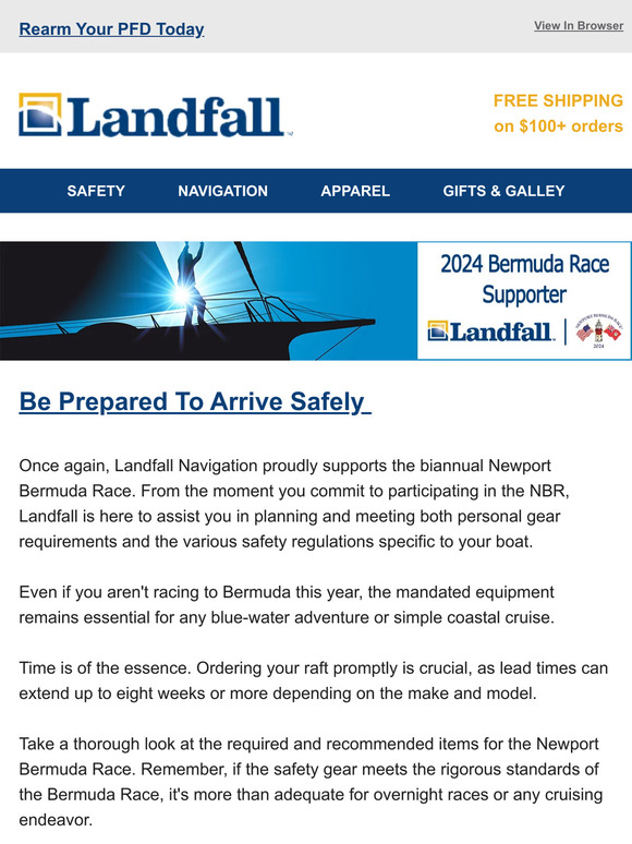Get Ready For Bermuda or Any Sailing