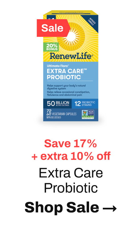 Save 17% off + extra 10% off Extra Care Probiotic | Shop Sale