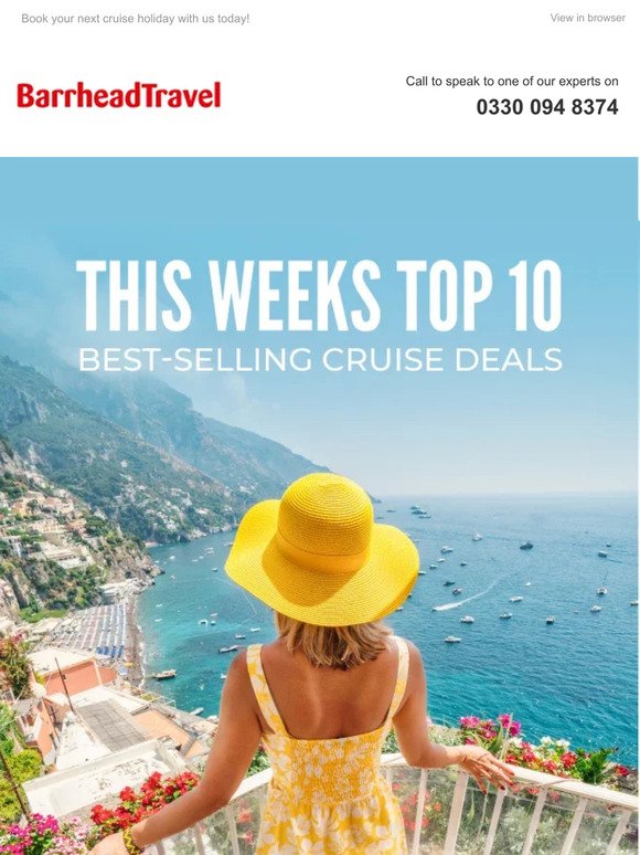 Top 10 cruise deals: exclusive spending money, great savings & low deposits