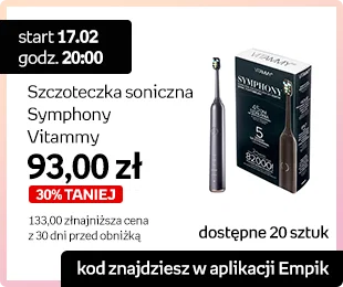 start: 17.02 godz. 20:00 | Kod znajdziesz w aplikacji Empik