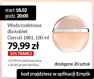 start: 18.02 godz. 20:00 | Kod znajdziesz w aplikacji Empik