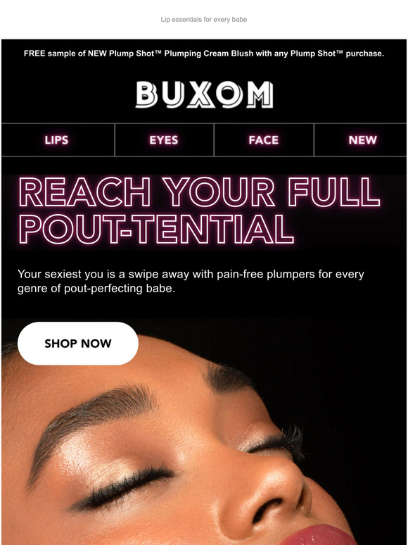 BUXOM Cosmetics Email Newsletters Shop Sales, Discounts, and Coupon Codes