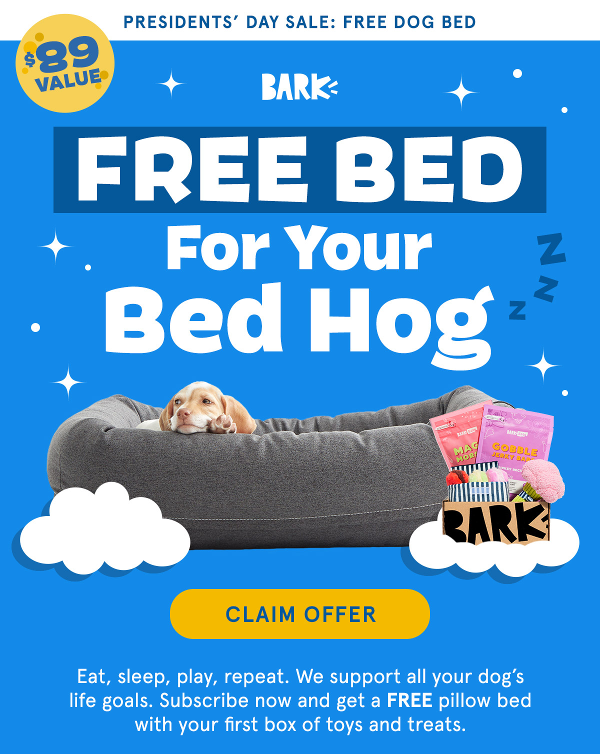 Bark YOU GET A BED 🐶 YOU GET A BED 🐕 YOU GET A BED 🐕‍🦺 Milled