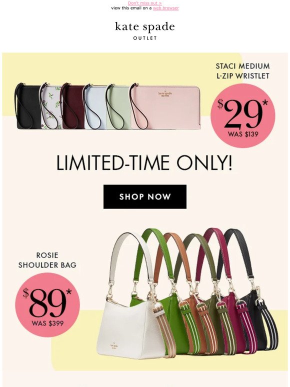 Kate Spade New York Email Newsletters: Shop Sales, Discounts, and ...