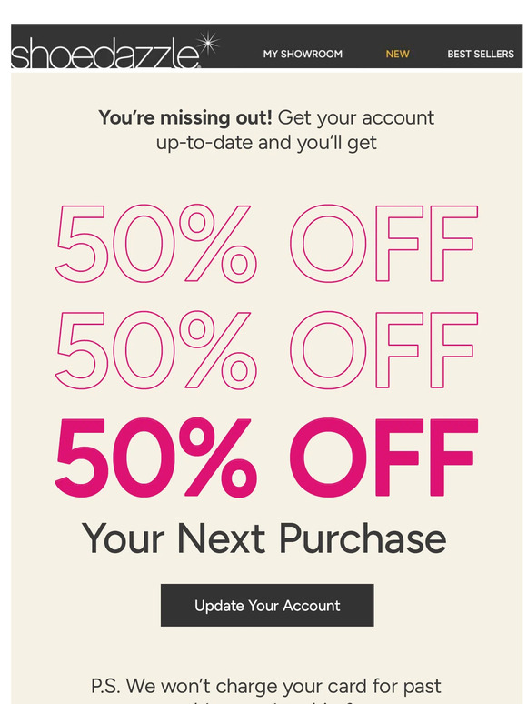 ShoeDazzle Email Newsletters Shop Sales, Discounts, and Coupon Codes