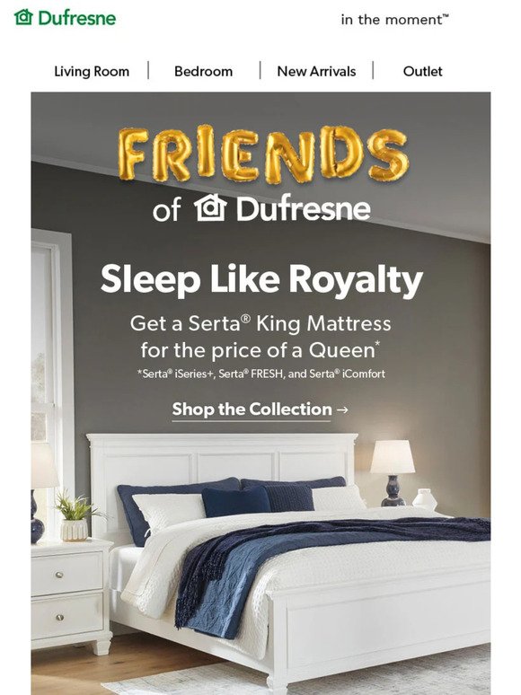 👑 Sleep Like Royalty - Get a King Mattress for a Queen Price