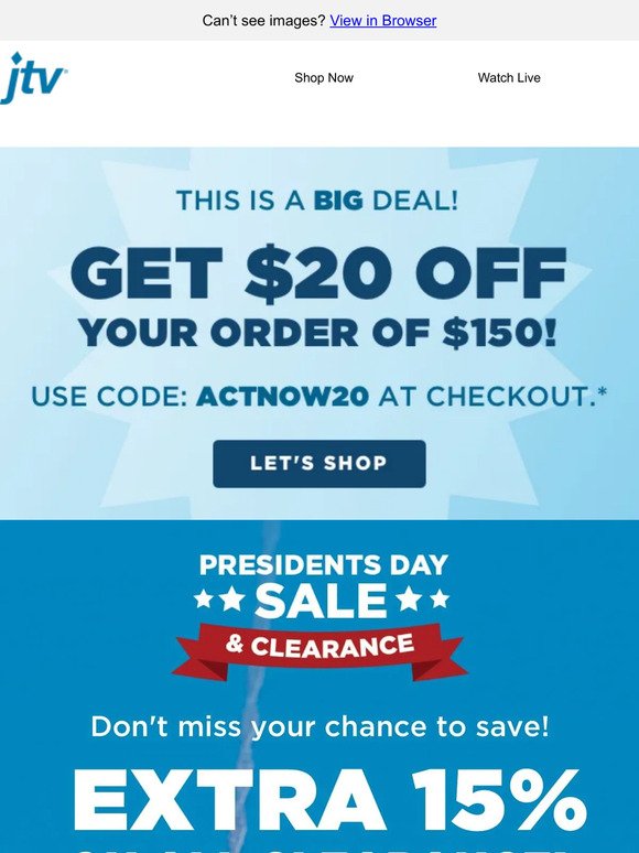 Get $20 off with the code inside! ⤵