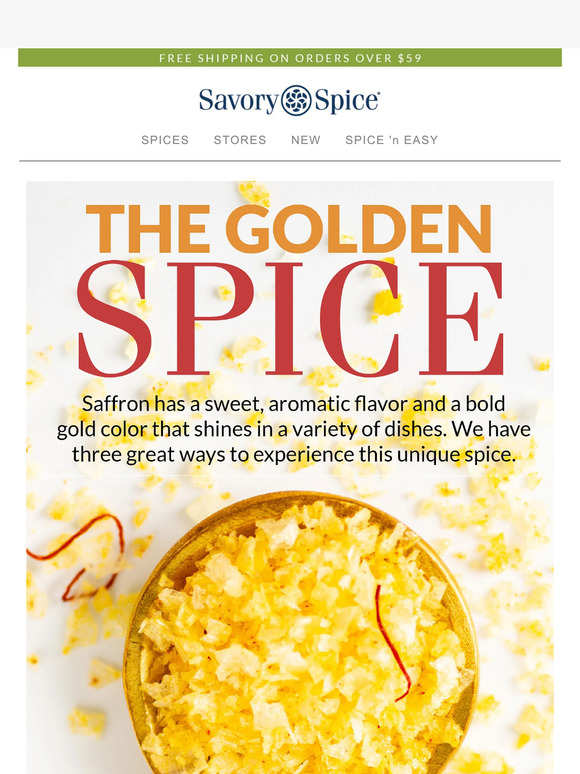 Savory Spice Shop, LLC: Easy Ways To Use Saffron In Your Cooking! Three Ideas To Inspire You ...