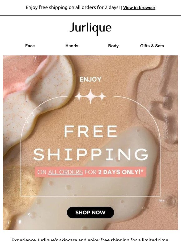 FREE Shipping! 📦 Invest in your skin!