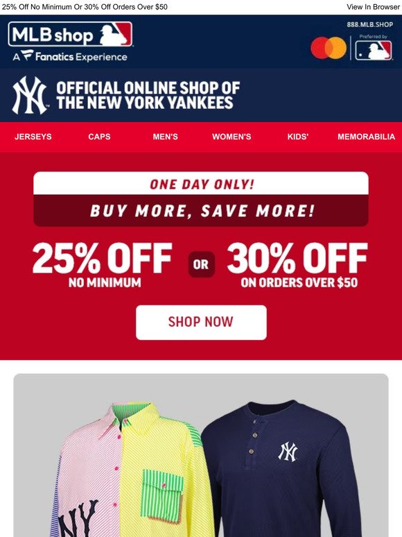 Buy More, Save More | Fresh Yankees Shirts & Sweaters