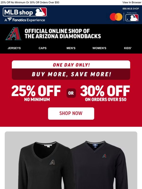 Buy More, Save More | Fresh D-backs Shirts & Sweaters