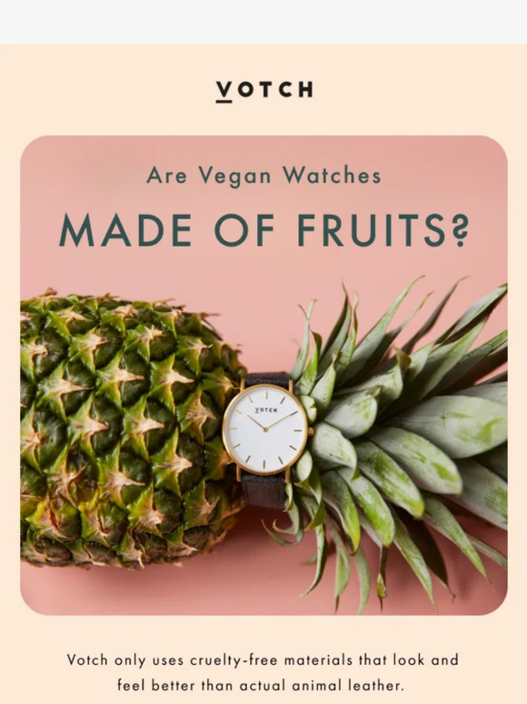 Revealed! What does a Vegan watch actually contain? 🌿