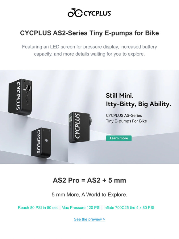 We made it better: Latest CYCPLUS Tiny Pump Released