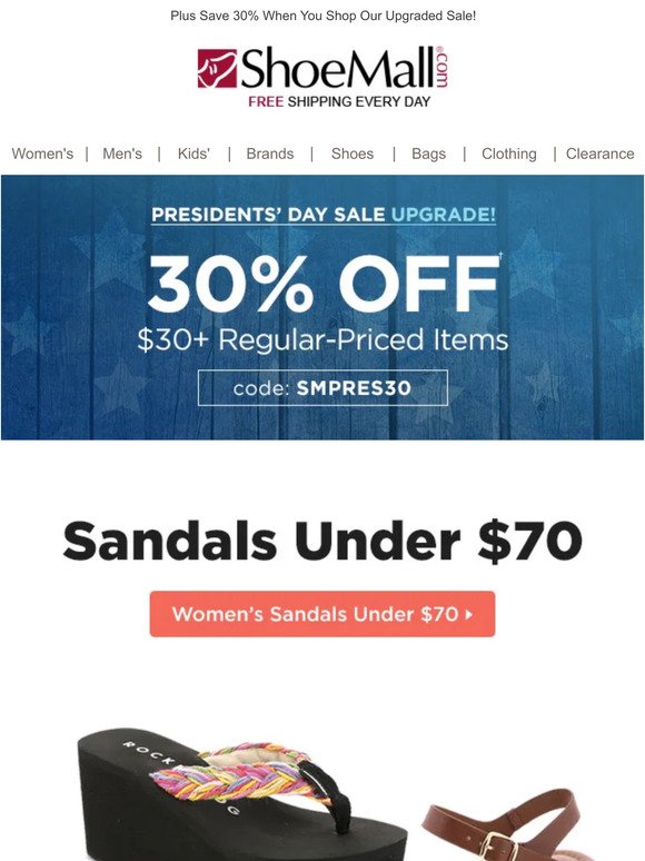 Sandals That Fit Your Spring Break Budget