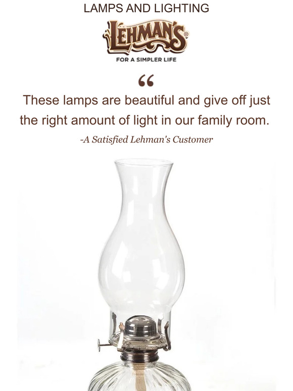 Lehman's Light Up the Night 🔥 Discover NonElectric Lighting Milled