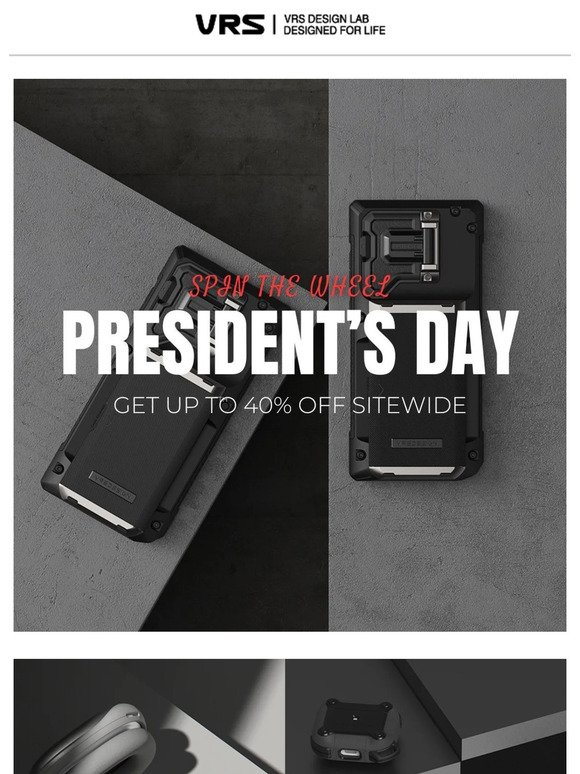 Don't Miss Out: Spin for Up to 40% Off Galaxy S24 Cases this President's Day!