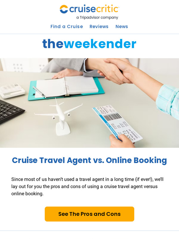 Cruisecritic Cruise Travel Agent vs. Online Booking; Warmest Places to
