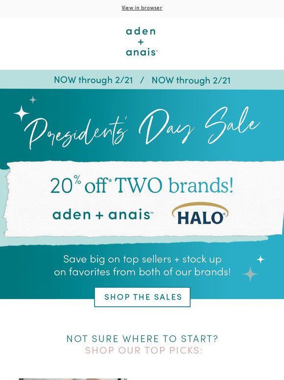 TWO Brands, 20% off