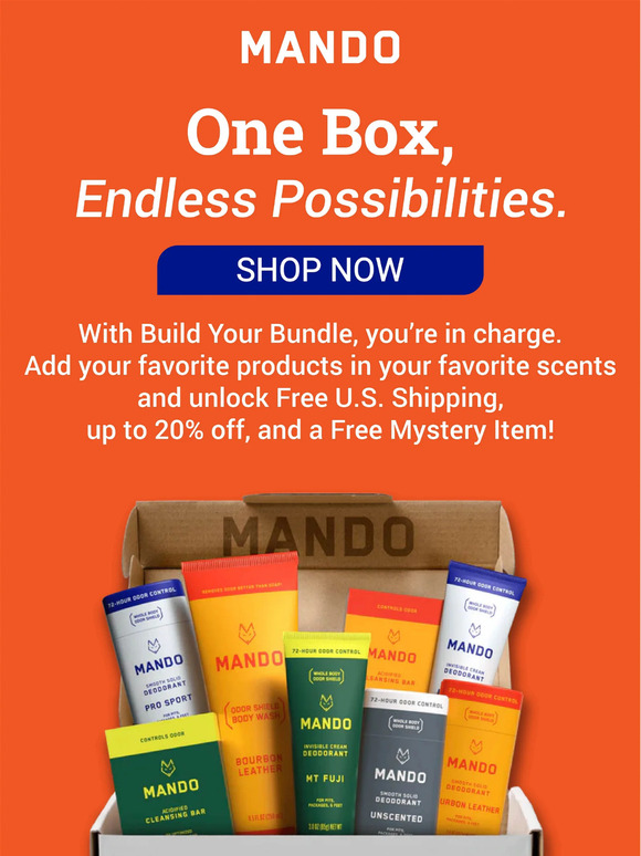 Mando: Save over 20% when you Build Your Bundle | Milled