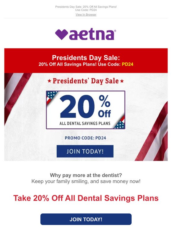 3-Day-Sale! 20% Off Dental Savings Plans