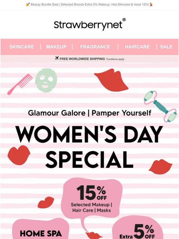 👠Women's Day Special Extra 15% off!🤩