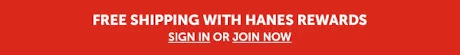 Free Shipping with Hanes Rewards