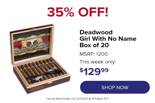 Deadwood Girl With No Name Box of 20