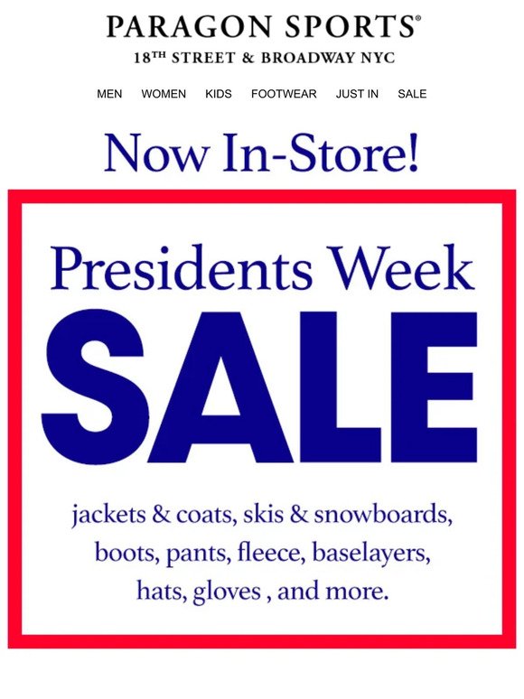 PRESIDENTS DAY SPECIALS ARE HERE!