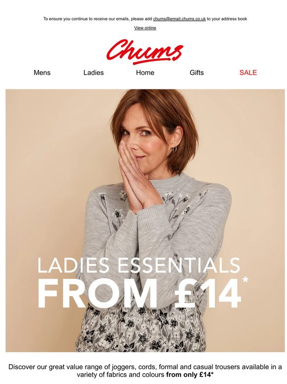Elevate Your Look for Less! Ladies essentials from £14