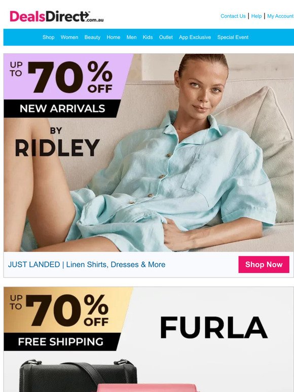 NEW By Ridley Linen Apparel Up To 70% Off