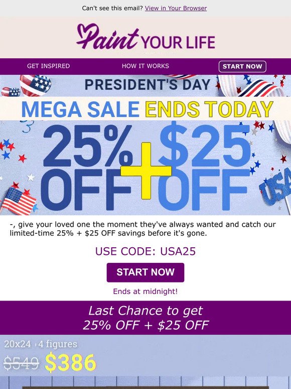 Don't miss our President's Day Weekend SALE