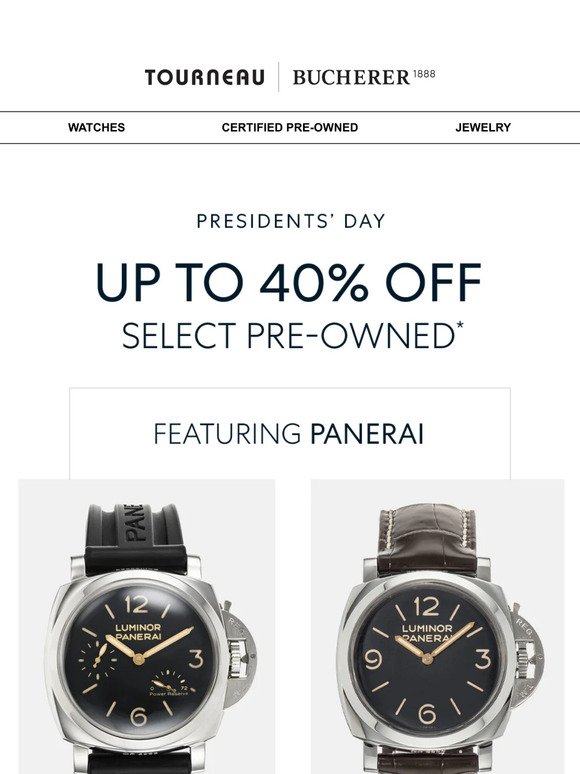 Shop the President's Day Sale