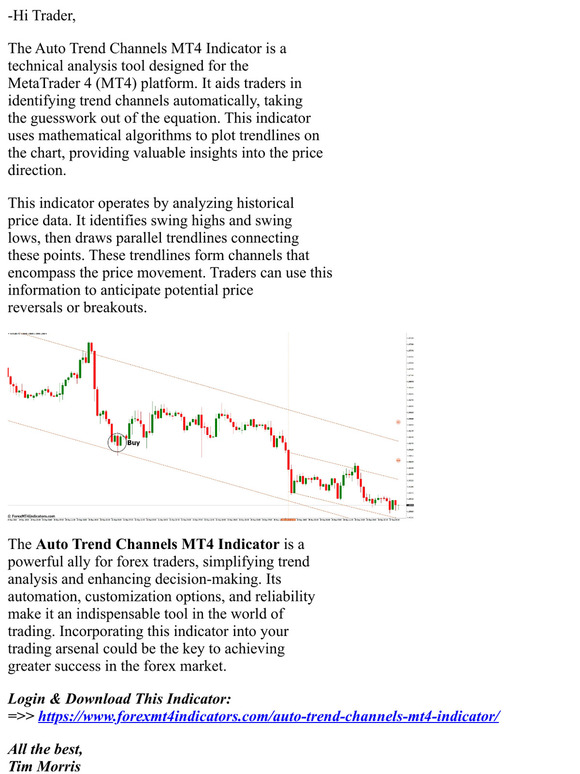 Forexmt Indicators Download Auto Trend Channels Mt Indicator Milled