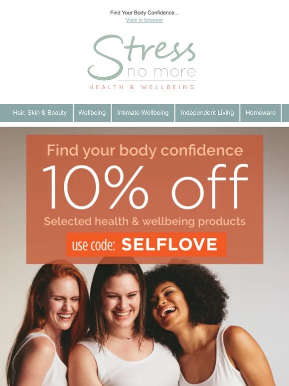 10% Off Health & Wellbeing Products!