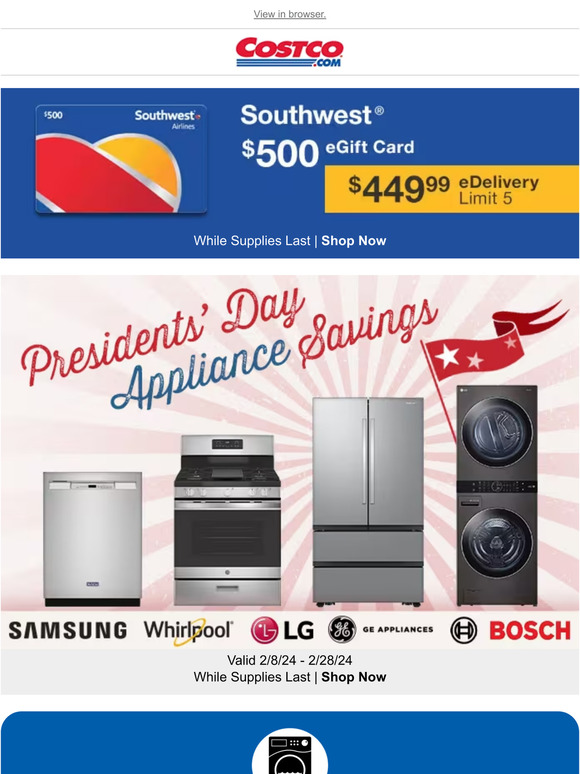 Costco Presidents' Day Savings Continue! Milled