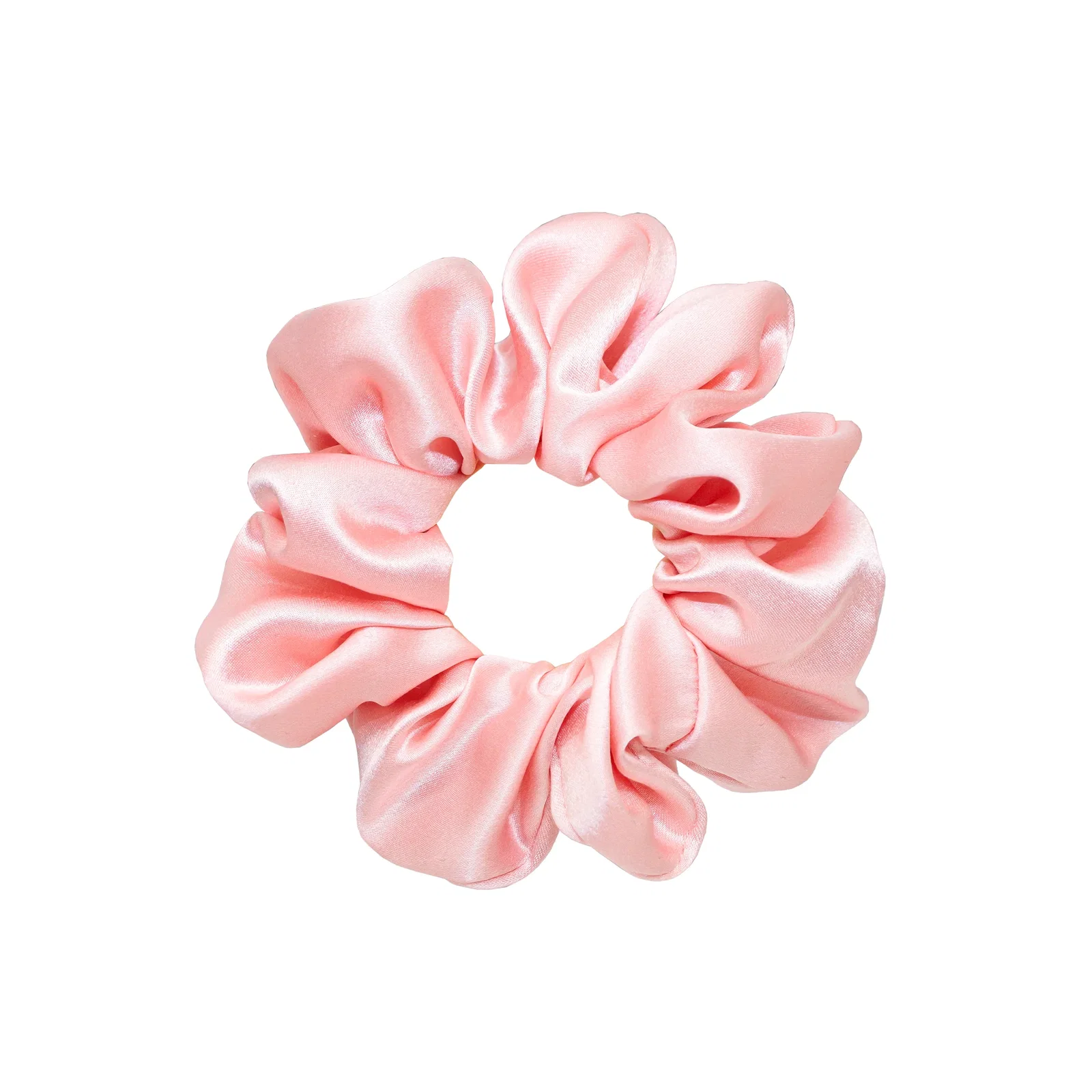 Image of Sweet Dreams Silk Scrunchie in Rose Tan