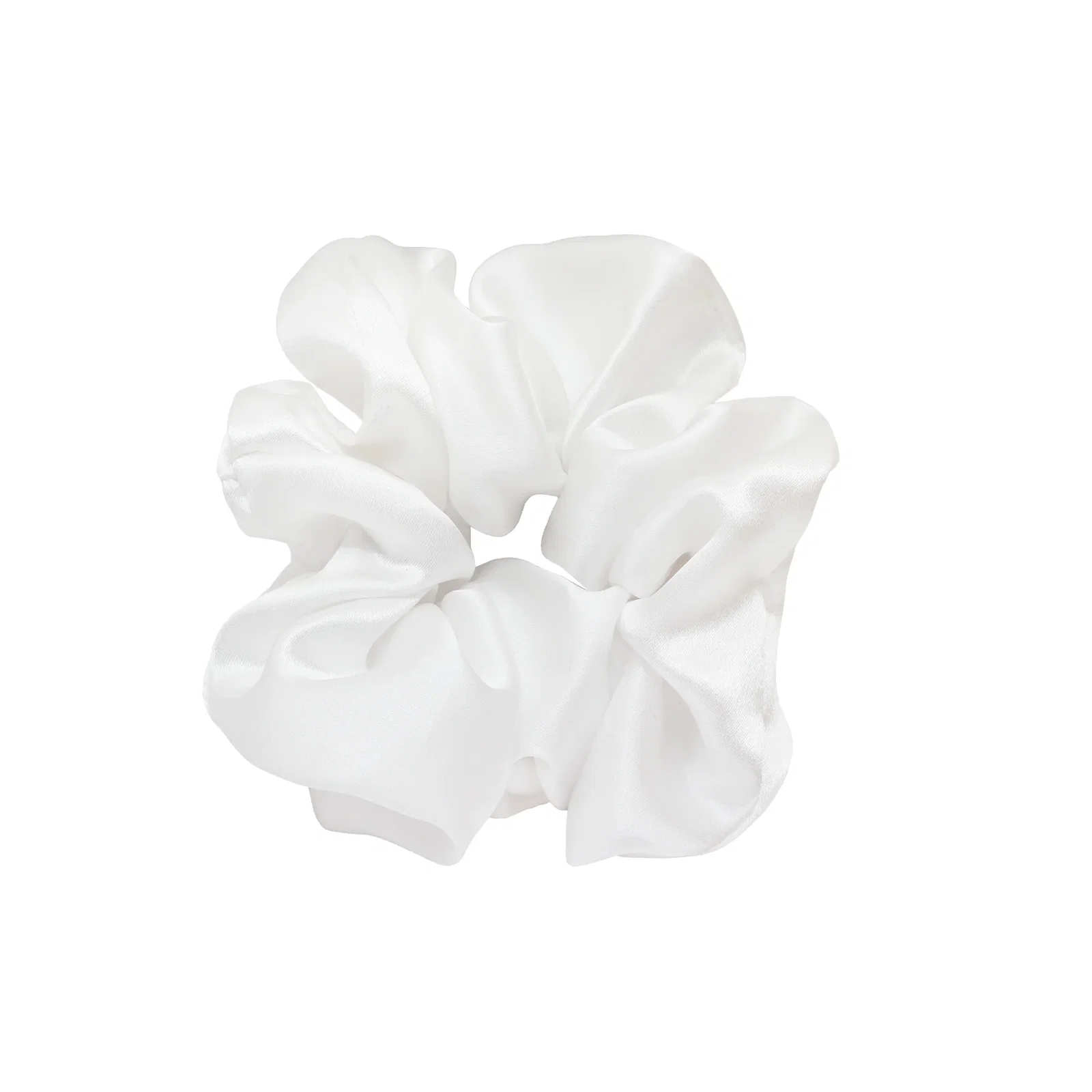 Image of Sweet Dreams Silk Scrunchie in Angel