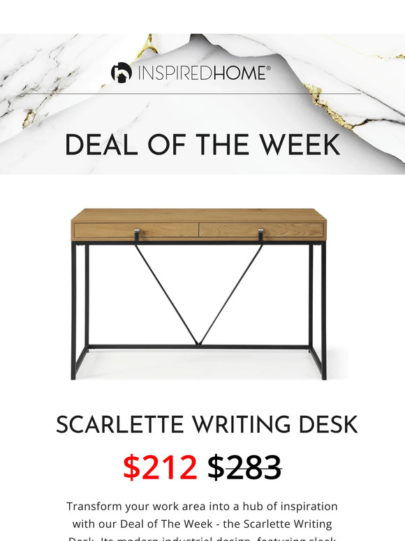 Stylish & Functional: Special Offer on Scarlette Desk
