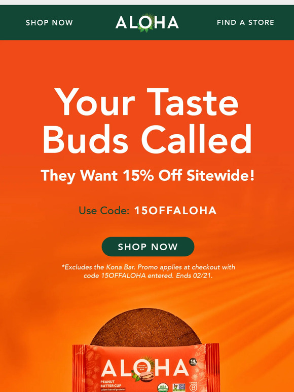 Aloha Email Newsletters Shop Sales, Discounts, and Coupon Codes
