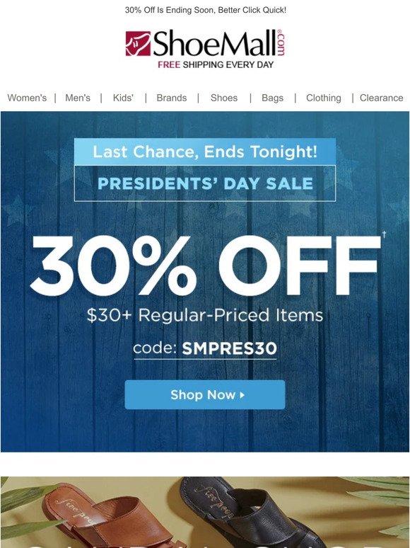 Last Call For Presidents' Day Savings!