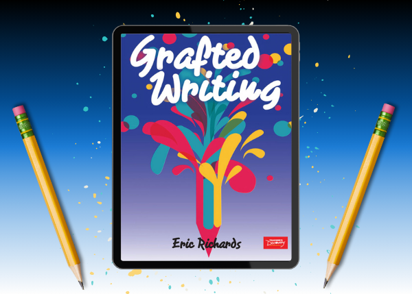 Grafted Writing ebook on a tablet