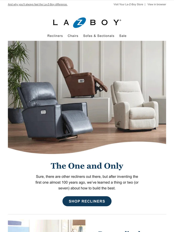 LaZBoy 7 Reasons Why Our Recliners are 1! Milled