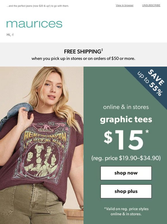 Hello, graphic tees *for $15*
