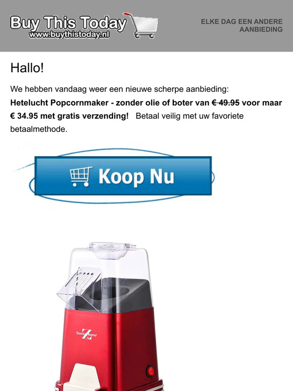 Nieuwsbrief van Buythistoday